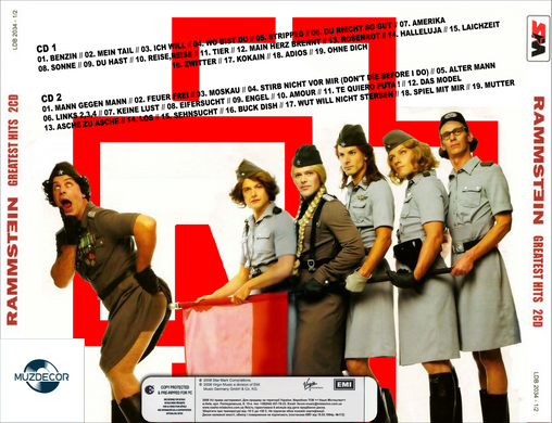Rammstein &ndash; Greatest Hits (2008) 2 Audio CD-R