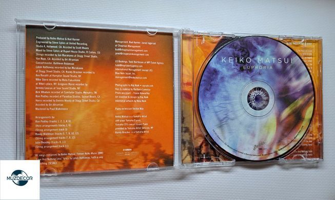 Keiko Matsui &ndash; Euphoria 2023 Audio CD, (импорт, буклет)