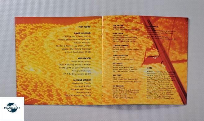 Pink Floyd &ndash; P.U.L.S.E (1995) 2 Audio CD (импорт, буклет)