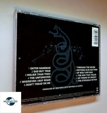 Metallica - Metallica - (THE BLACK ALBUM) - 1991, Audio CD, (імпорт, постер-буклет)