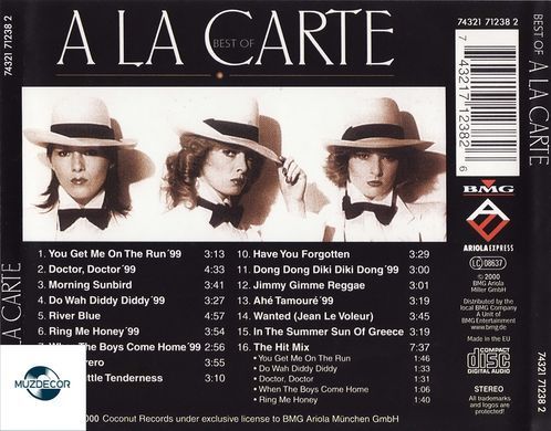 A La Carte - Best of A La Carte (2000) Audio CD-R