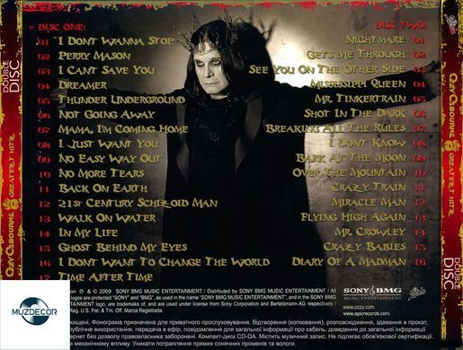 Ozzy Osbourne - Greatest Hits (2009) 2 Audio CD-R
