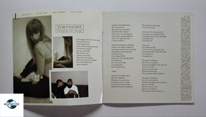 Taylor Swift – The Tortured Poets Department (2024) Audio CD (импорт, буклет) 0701 фото Taylor Swift – The Tortured Poets Department (2024) Audio CD (импорт, буклет)