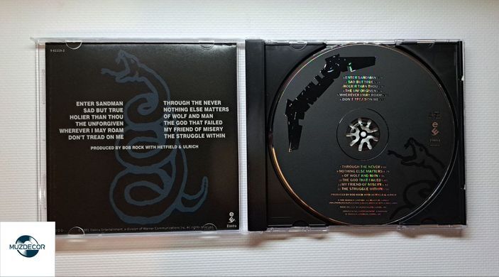 Metallica - Metallica - (THE BLACK ALBUM) - 1991, Audio CD, (імпорт, постер-буклет)