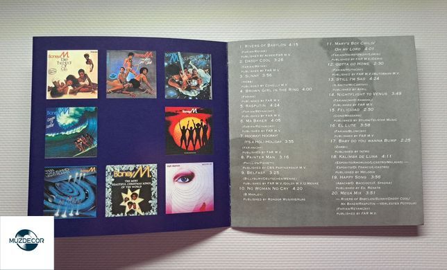 Boney M &ndash; Gold &ndash; 20 Super Hits (1992) Audio CD, (імпорт, буклет)