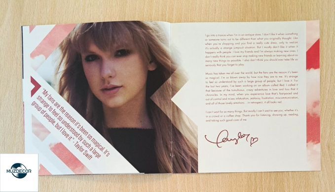 Taylor Swift &ndash; Red (2012) Audio CD (імпорт, буклет)