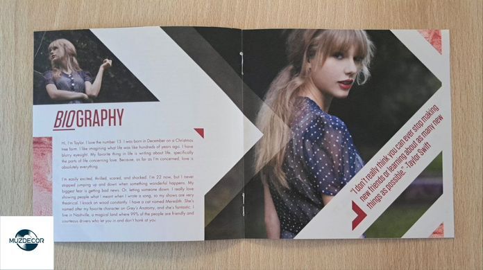 Taylor Swift &ndash; Red (2012) Audio CD (імпорт, буклет)