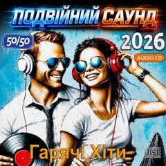 Подвійний Саунд 2026 Гарячі Хіти 50/50 Audio CD-R