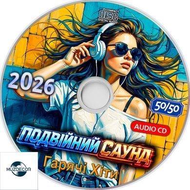 Подвійний Саунд 2026 Гарячі Хіти 50/50 Audio CD-R