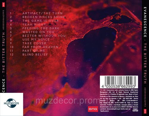 Evanescence - The Bitter Truth (2021) Audio CD-R