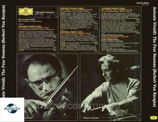 ANTONIO VIVALDI FOUR SEASON AUDIO CD (CD-R)