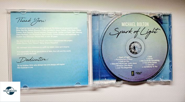 Michael Bolton – Spark Of Light (2023) Audio CD (імпорт, буклет)